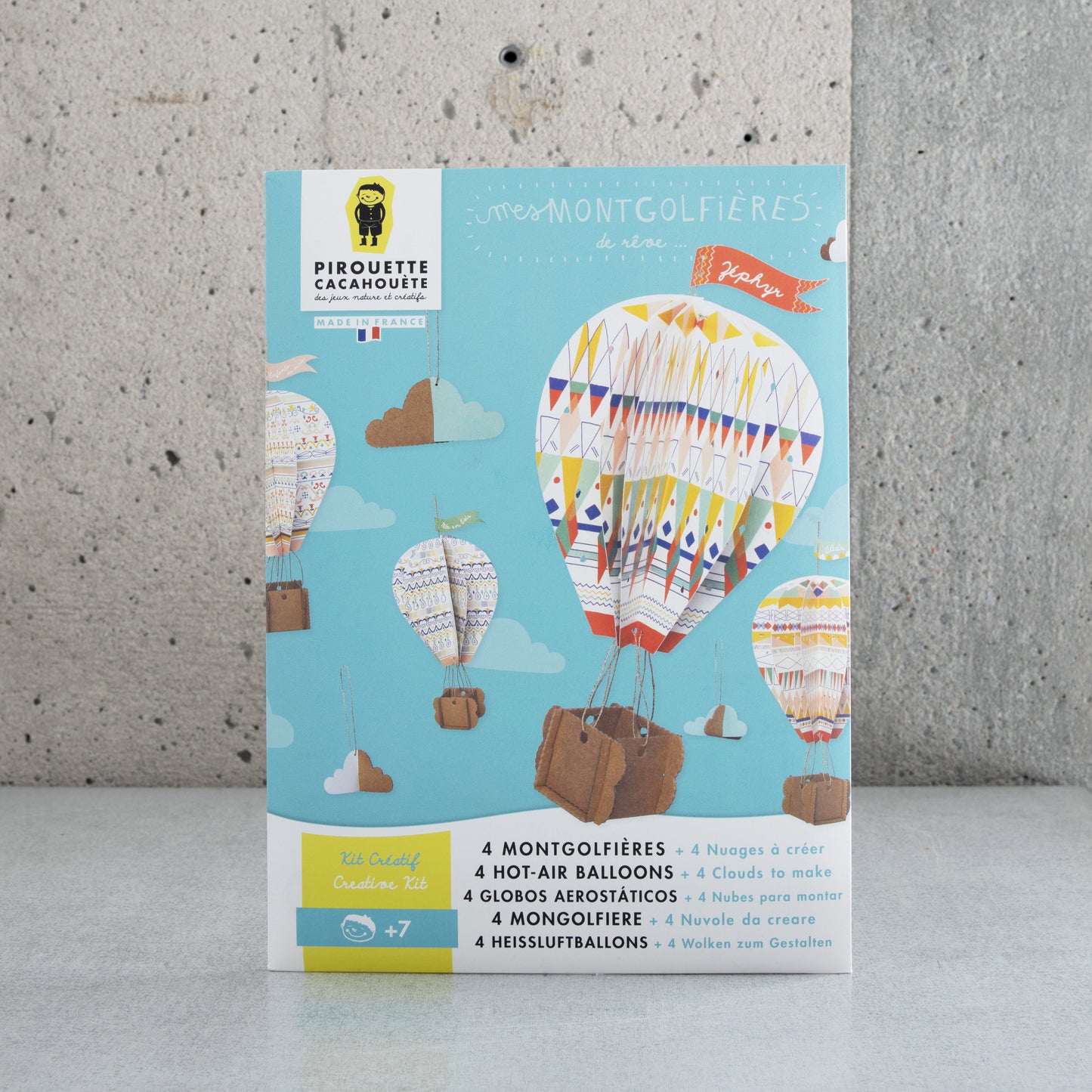 Kit créatif - Montgolfières - Pirouette Cacahouète