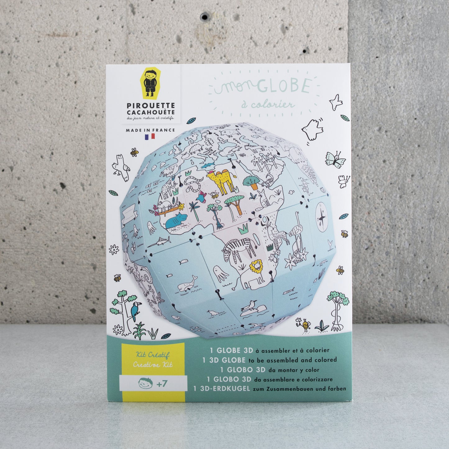 Kit créatif - Globe 3D - Pirouette Cacahouète