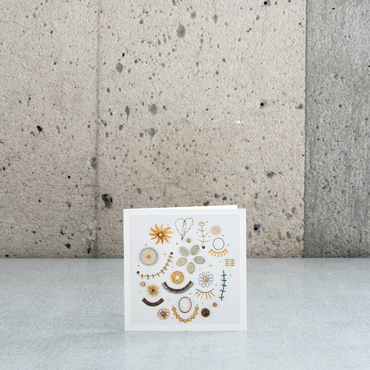 Carte pliée "Des fleurs sous les étoiles" - Jérôme Fortin