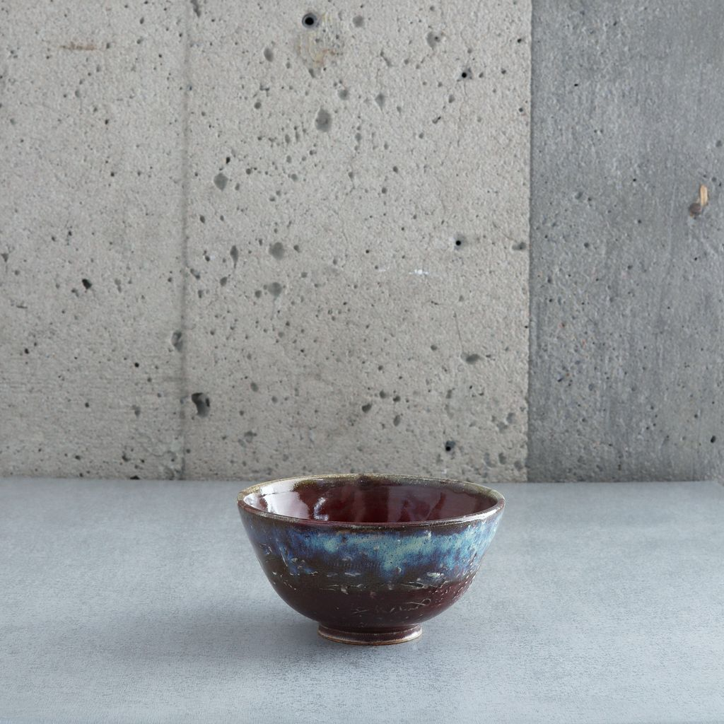 #475 Bol framboise bleuté