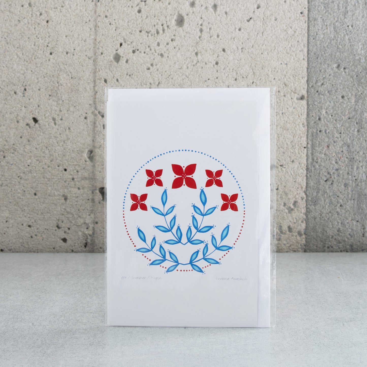 Carte pliée "Été" - Eruoma Awashish