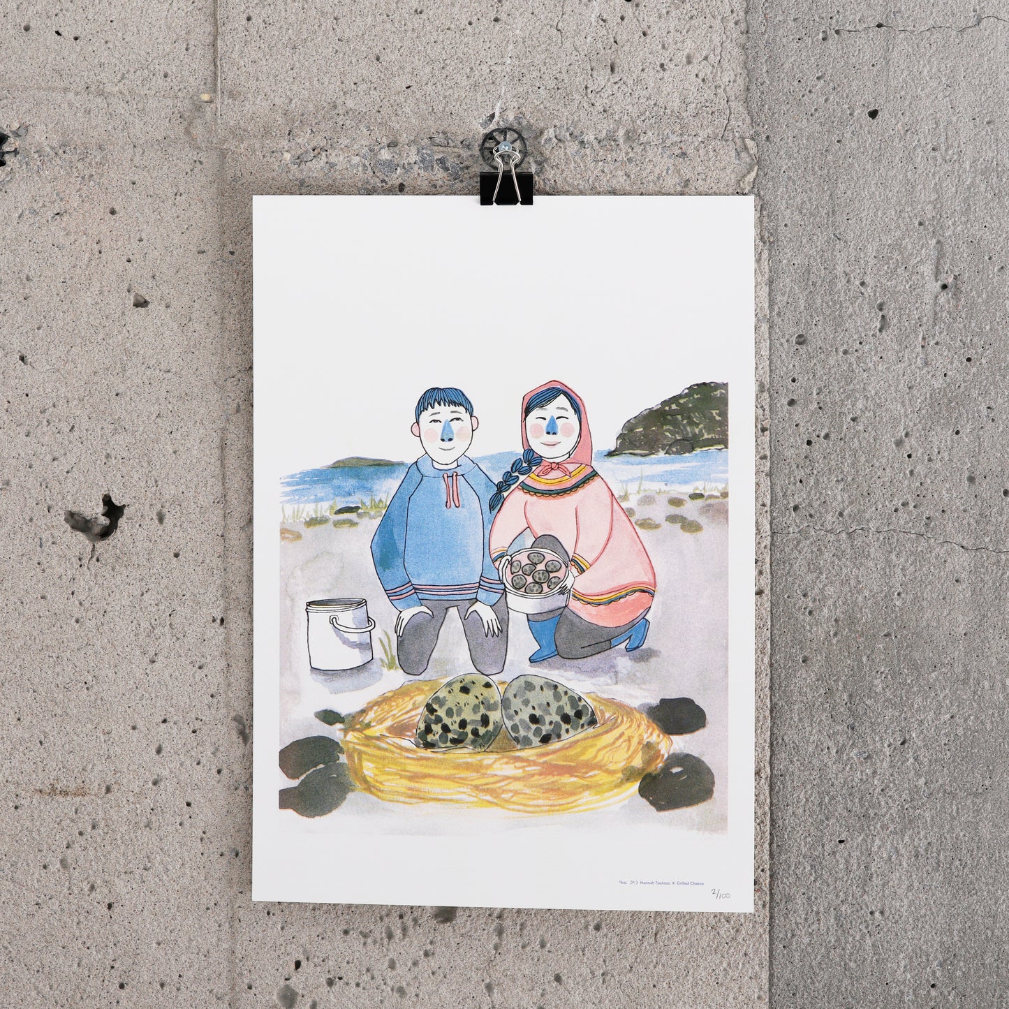 Affiche "Famille" - Hannah Tooktoo