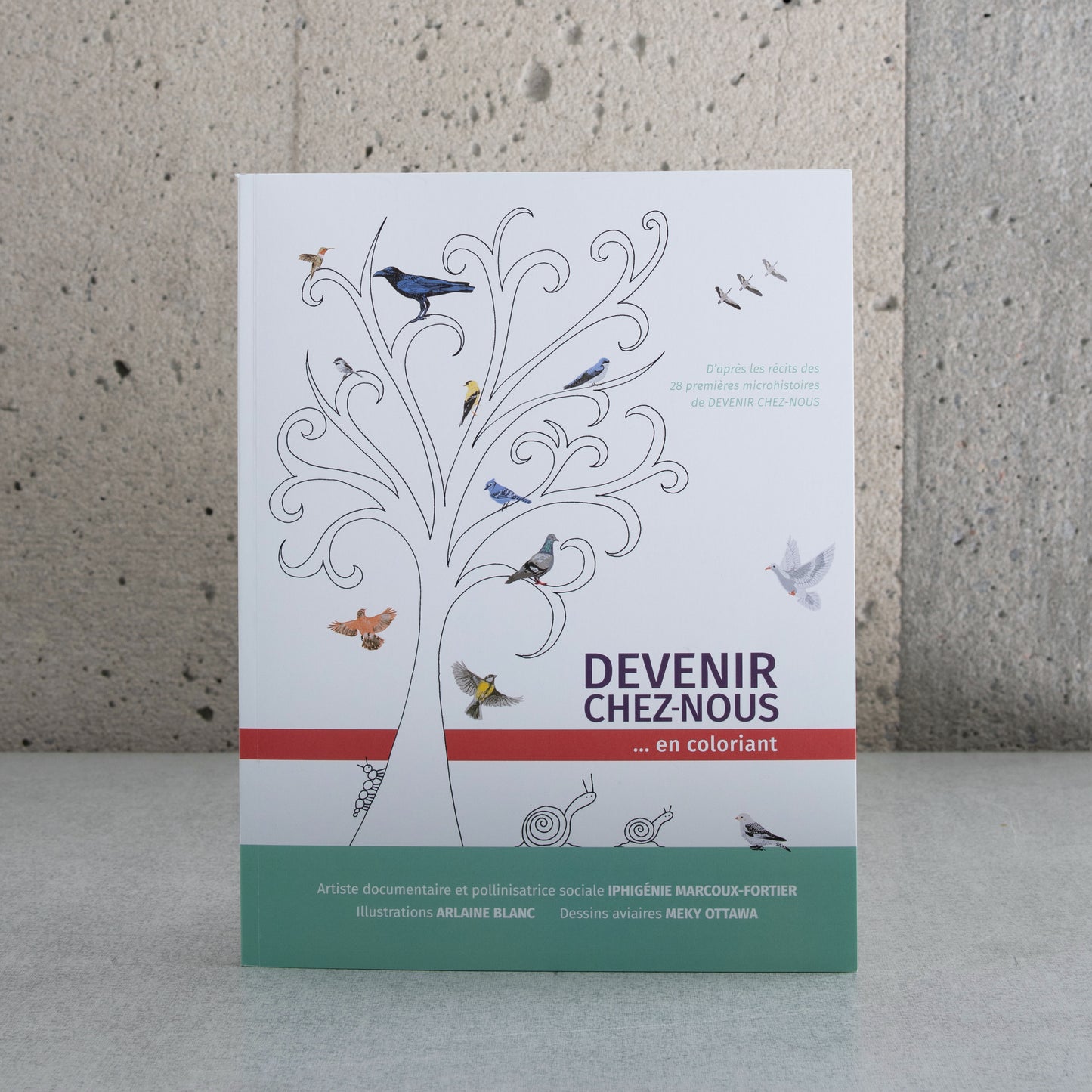 Devenir chez nous ...en coloriant - Iphigénie Marcoux-Fortier