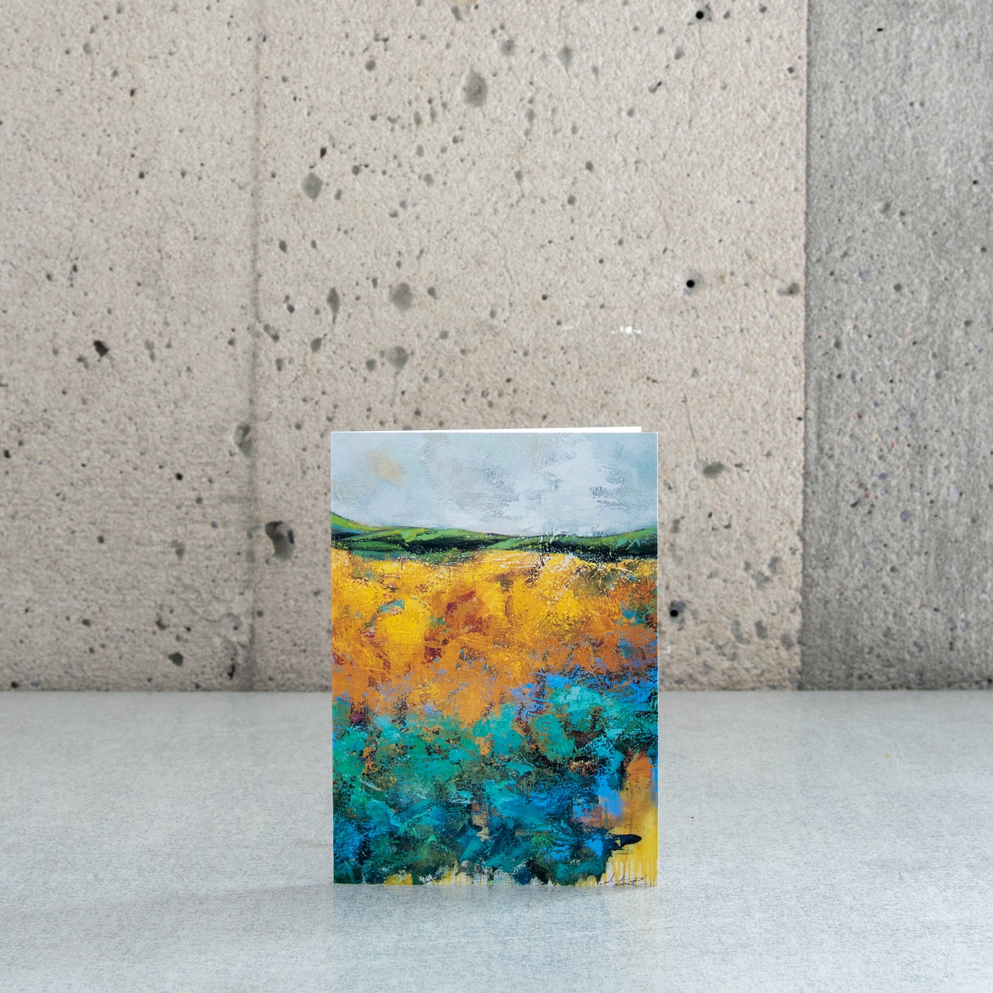 Carte pliée "Les Herbes et le soleil" - Annie Durette