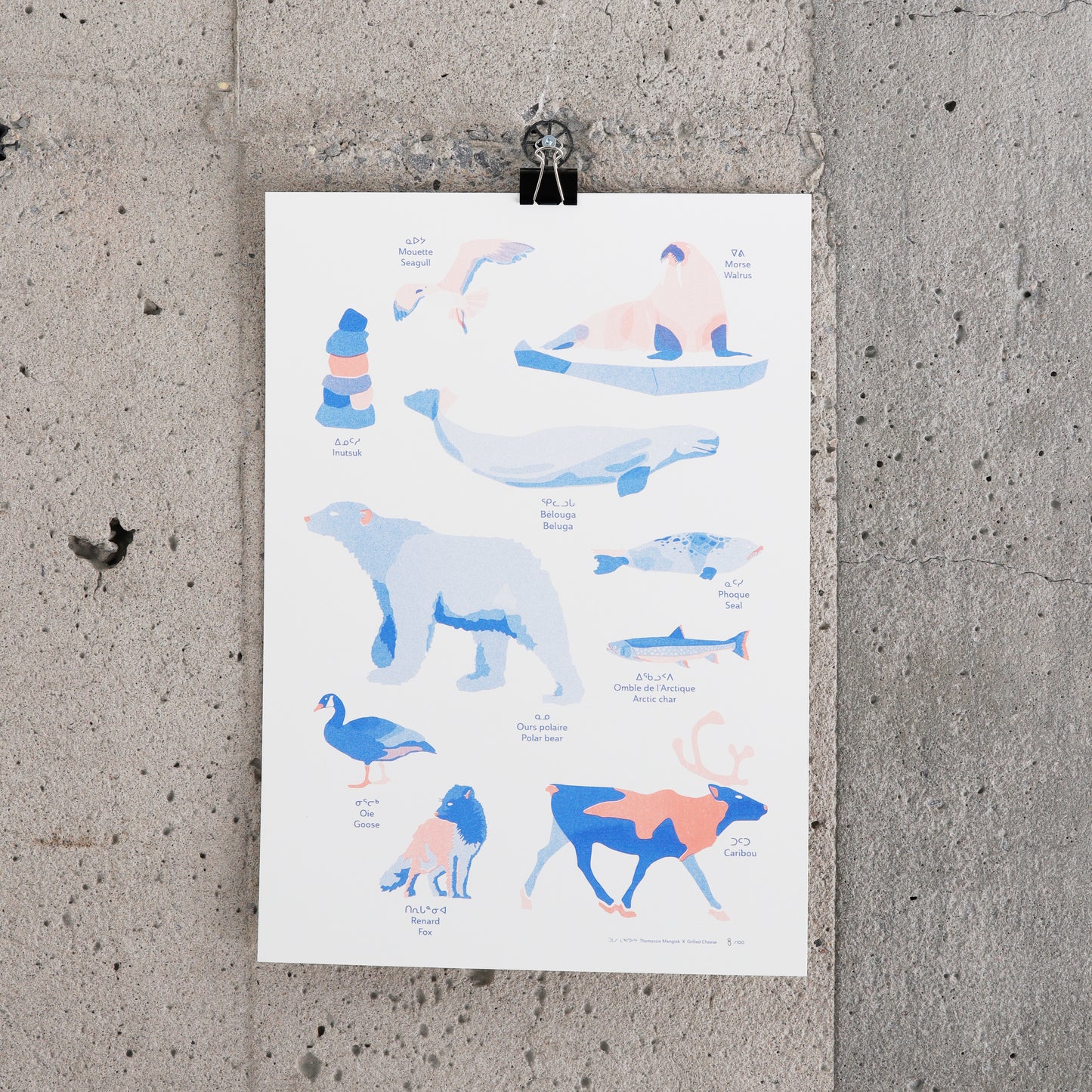 Poster "Animals" - Thomassie Mangiok