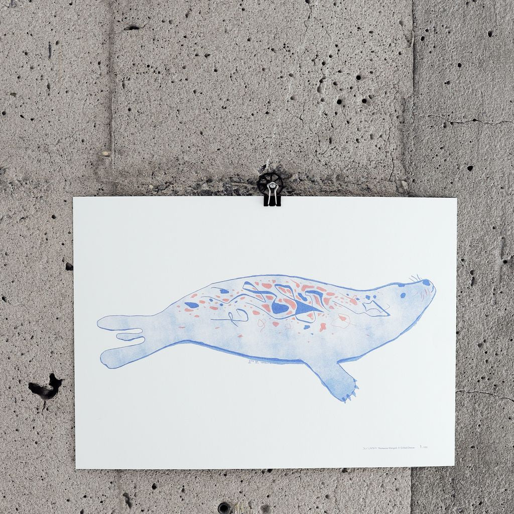 "Seal" poster - Thomassie Mangiok