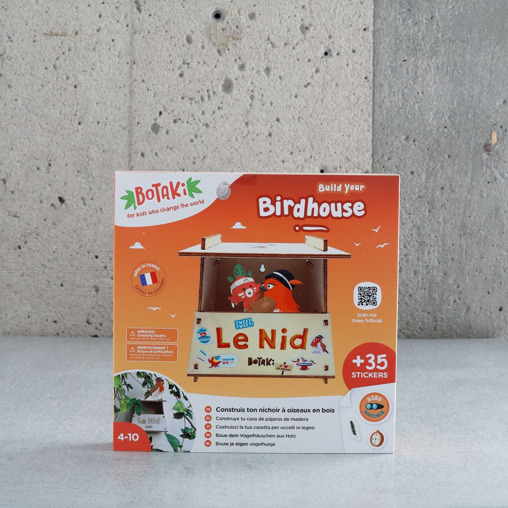 Nichoir à oiseaux en bois | Botaki