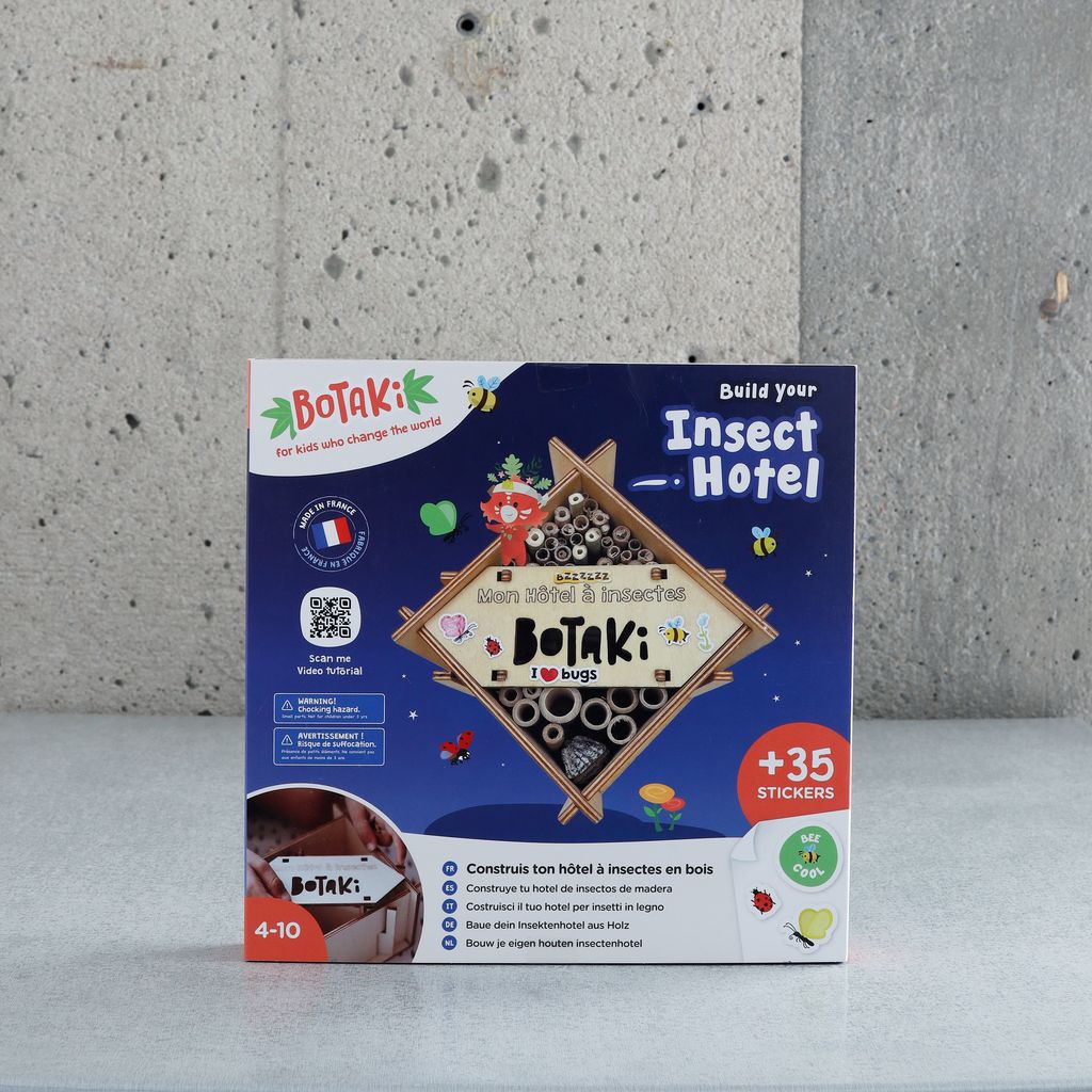 Hôtel à insectes en bois | Botaki