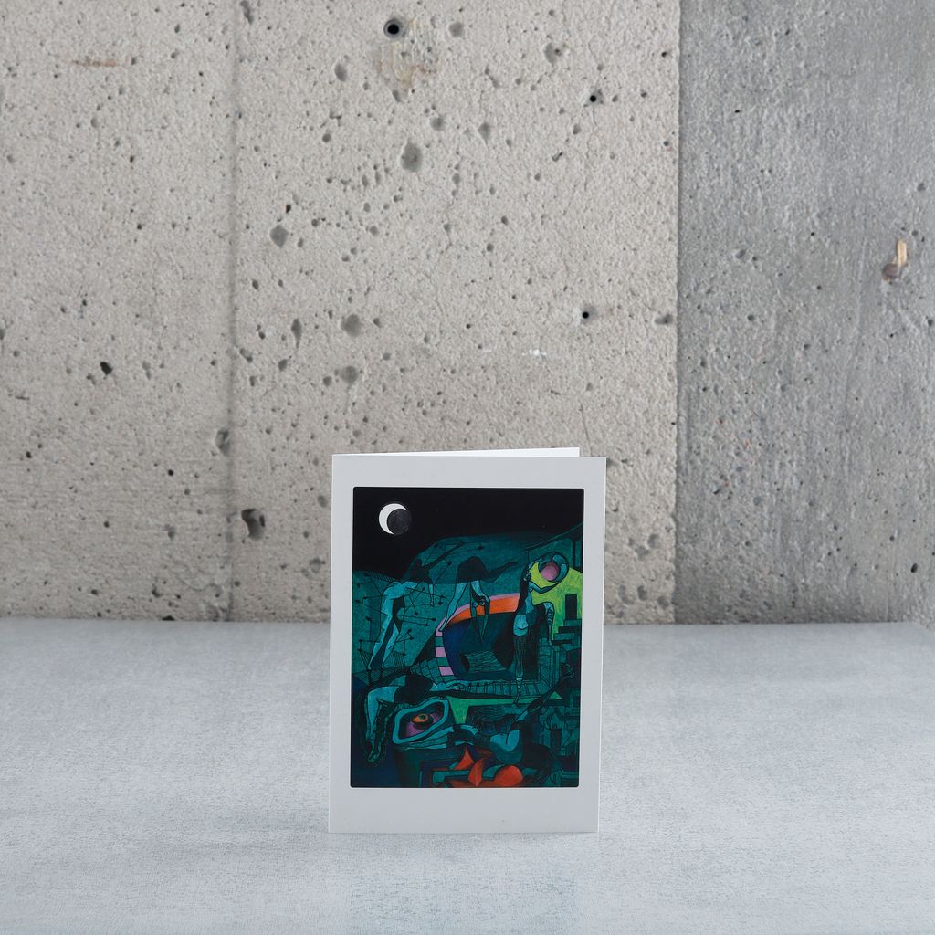 Carte pliée "Croissant de Lune" - Alfred Pellan