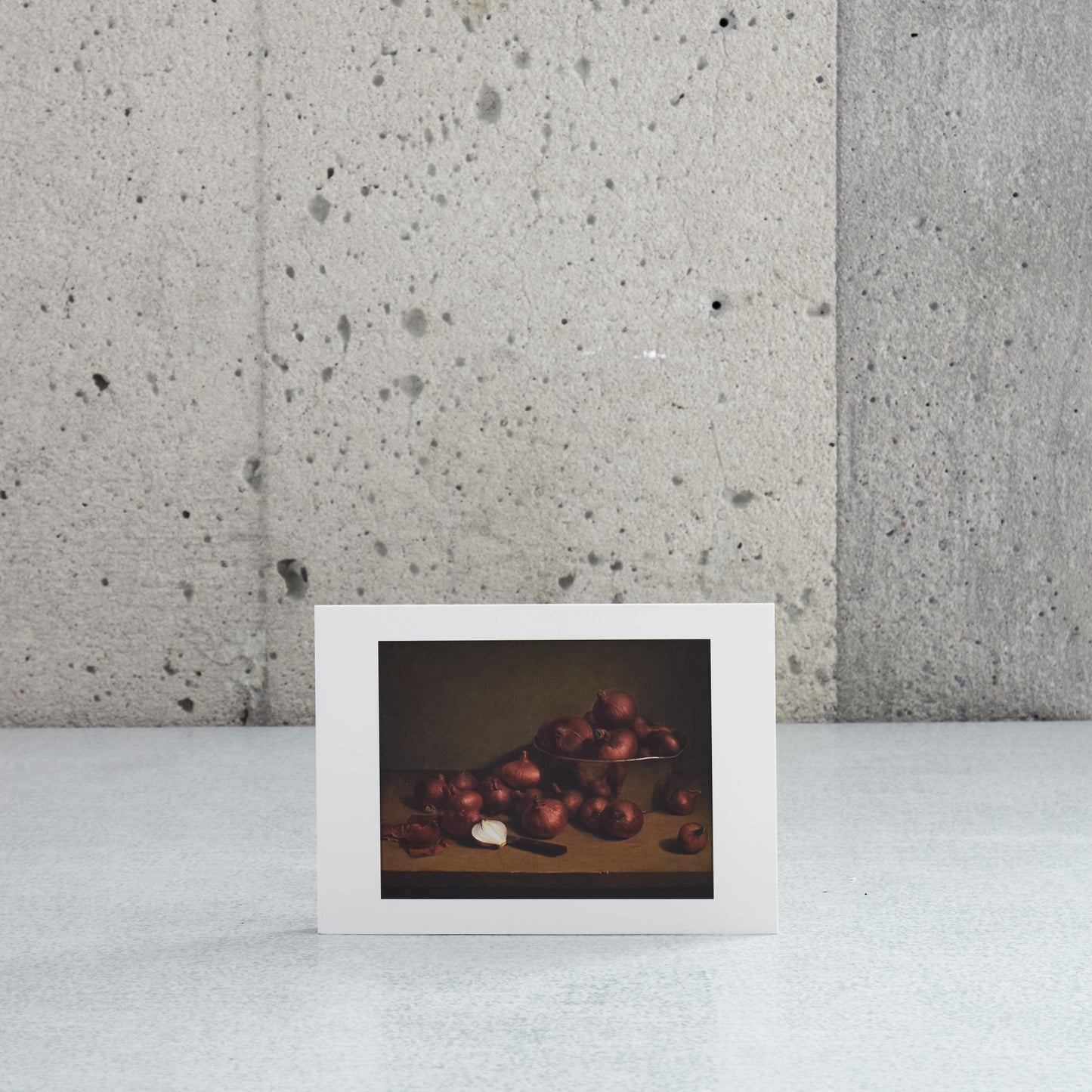 Carte pliée "Oignons, nature morte" - Ozias Leduc