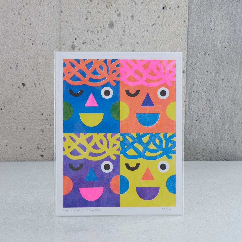 Risographie Marc-Olivier Lamothe