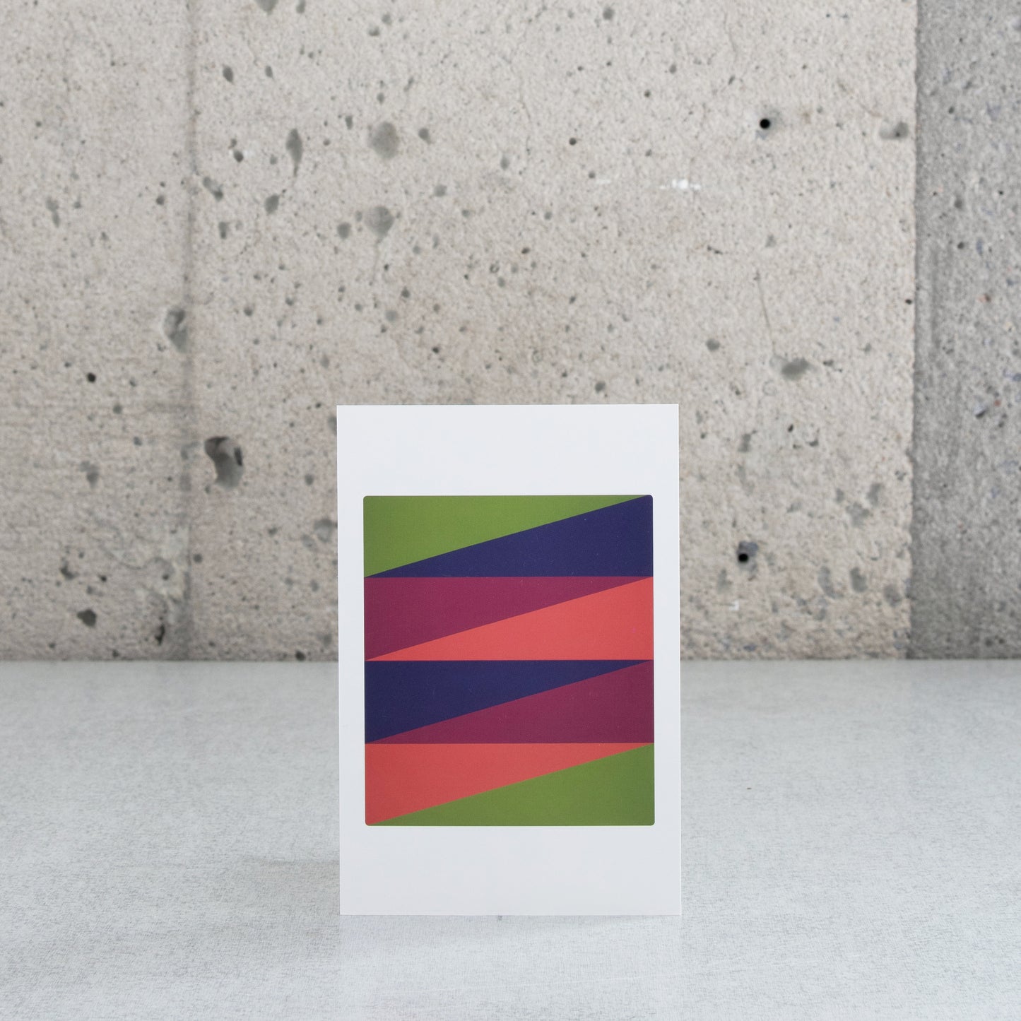 Carte postale "Bi-Triangulaire, 1971" - Guido Molinari