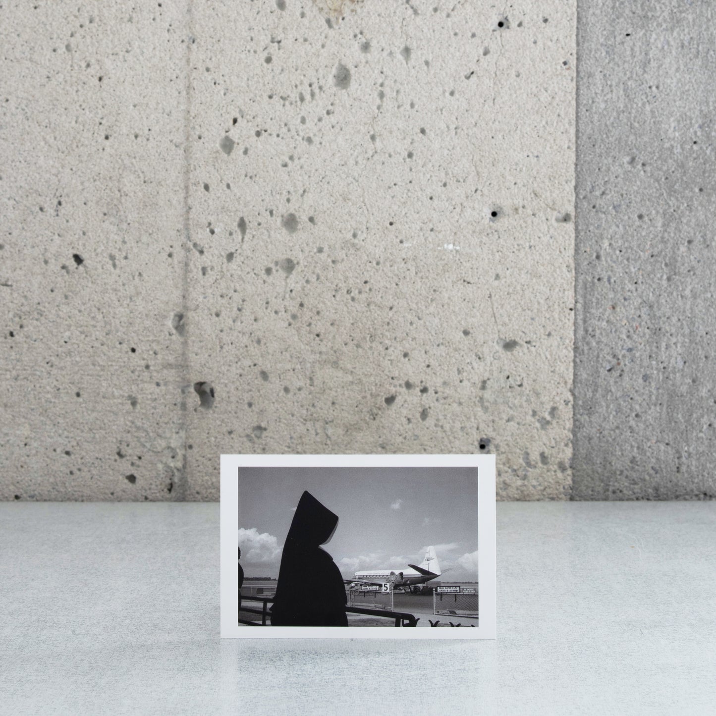 Postcard "Nun at Dorval Airport" - Gabor Szilasi