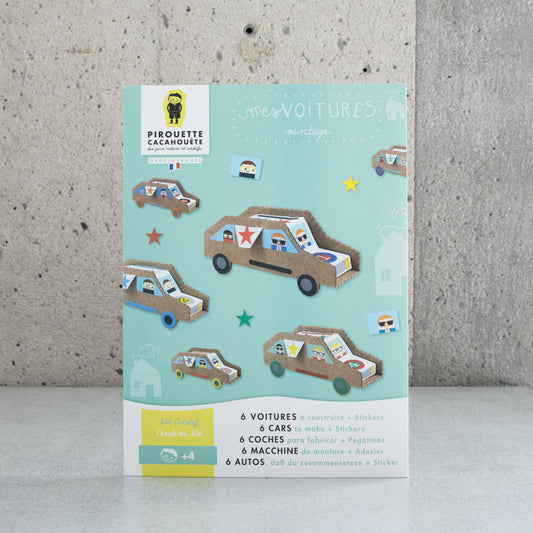 Kit créatif - Voitures - Pirouette Cacahouète