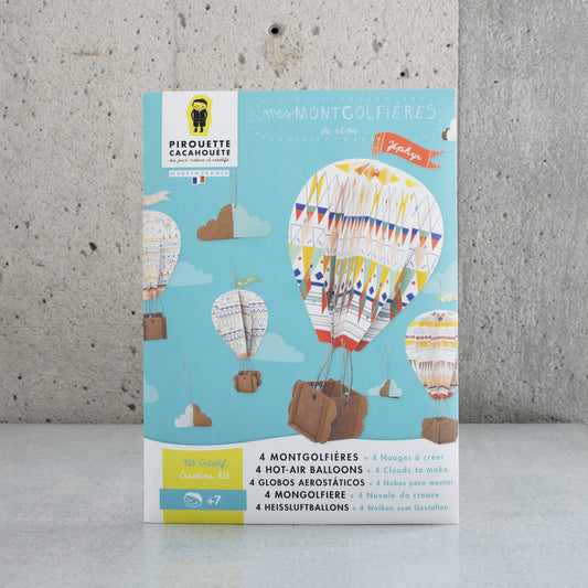 Kit créatif - Montgolfières - Pirouette Cacahouète
