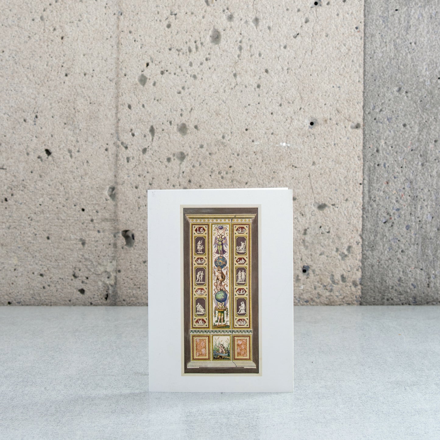 Carte pliée "Le Globe céleste et les heures (D'après les Loges de Raphaël[...])"