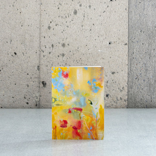 Carte pliée "Il y a un jardin" - Annie Durette