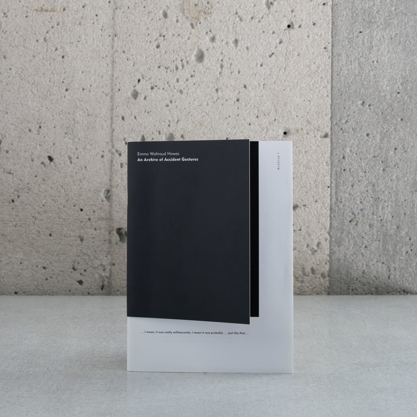 An Archive of Accident Gestures - Emma Waltraud Howes