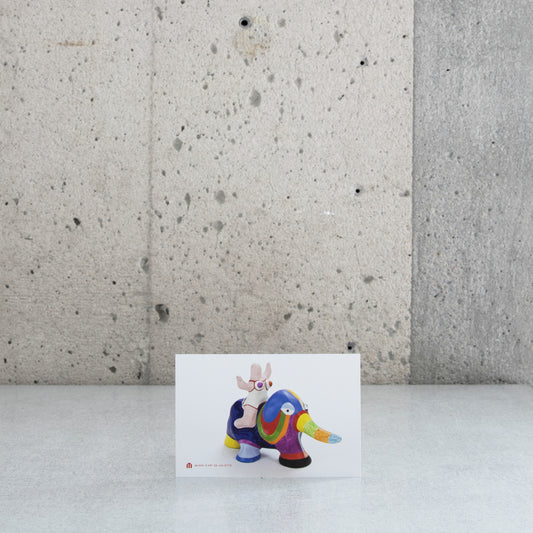 Postcard "Elephant and Nana" - Niki de Saint Phalle