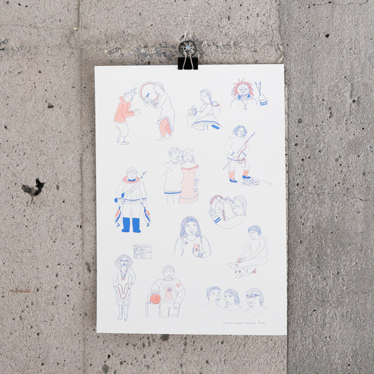 Poster "Modern Women's Professions" - Arsaniq Deer