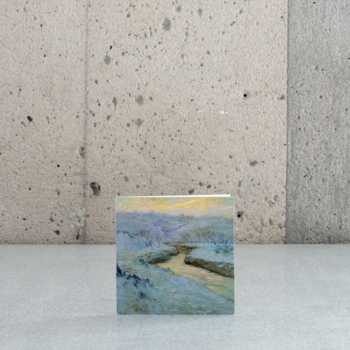 Carte pliée "Coucher de soleil, rivière Nicolet" - Marc-Aurèle De Foy Suzor-Côté