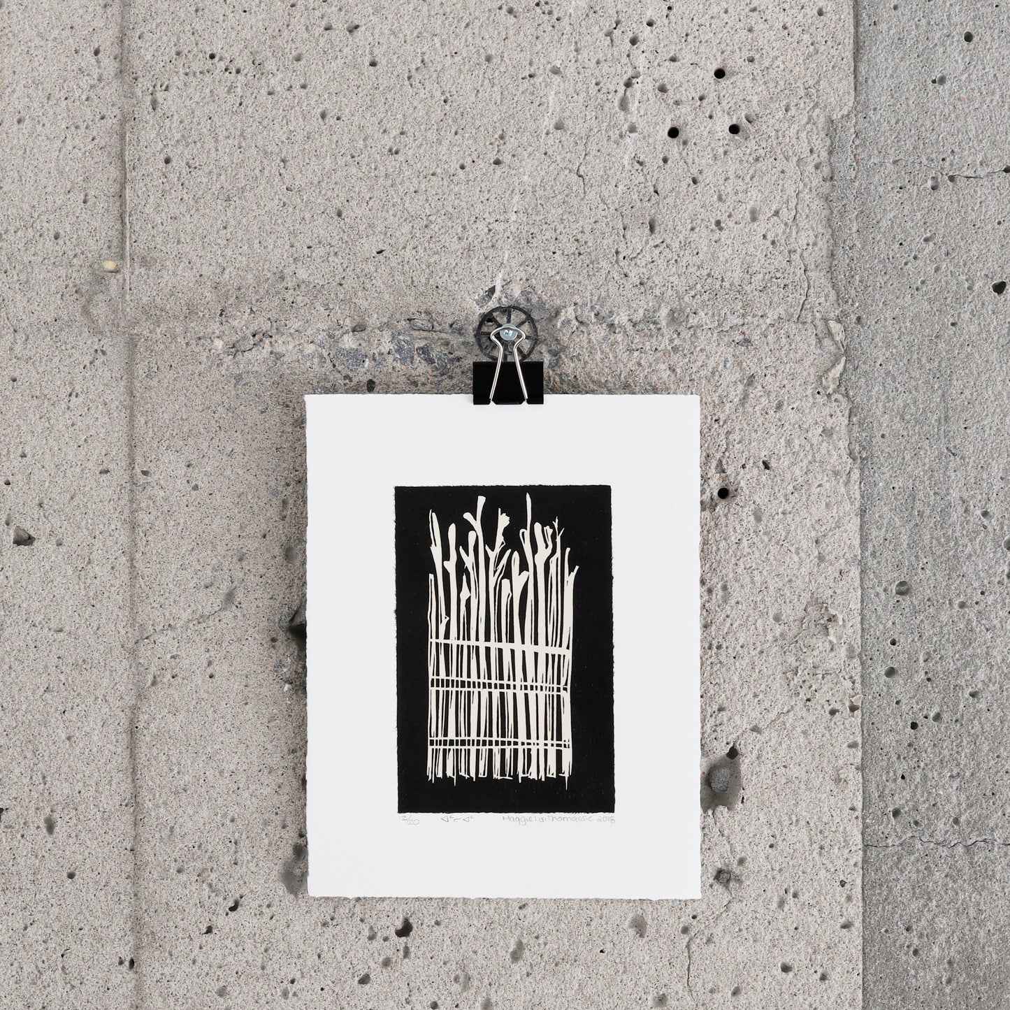 Estampe "Palissade (Alliat)" - Lisi Maggie Thomassie