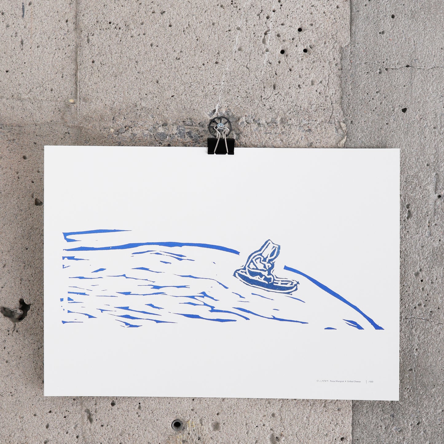 Affiche "Glissade" - Passa Mangiuk