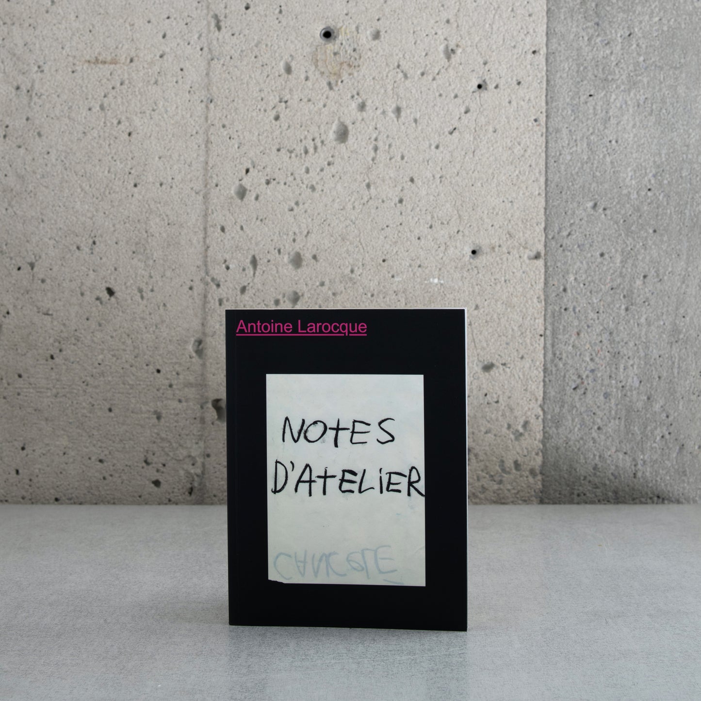 Notes d'Atelier - Antoine Larocque