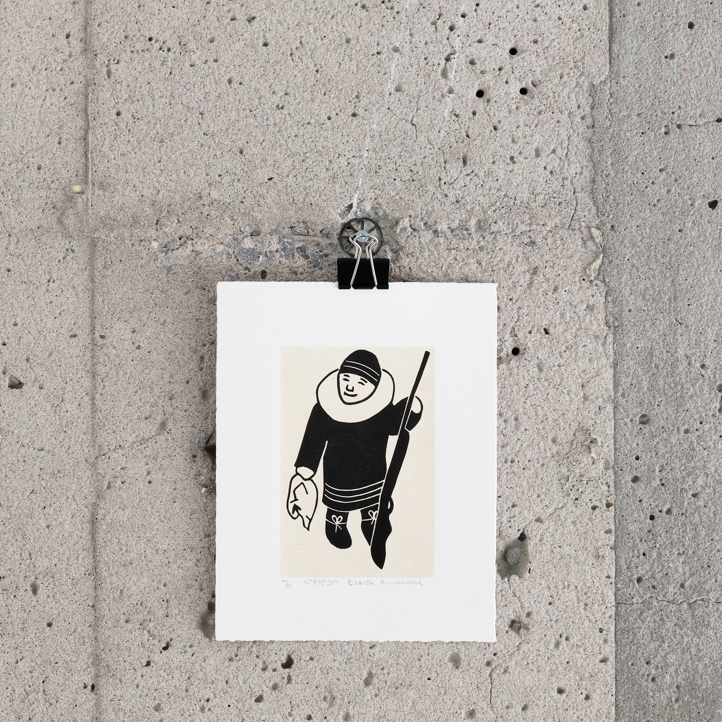 Estampe "Chasse à la perdrix" - Elaisa Annahatak