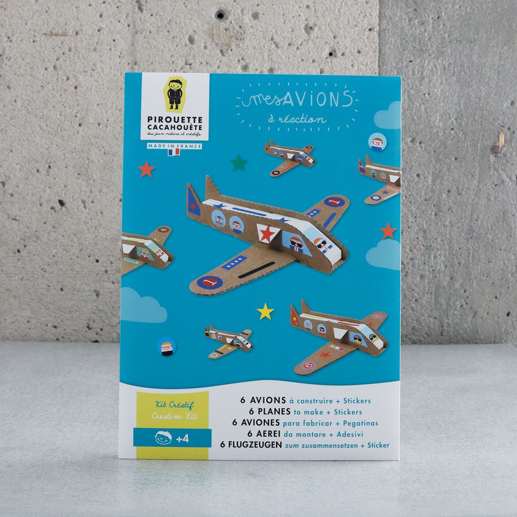 Kit créatif - Avions - Pirouette Cacahouète