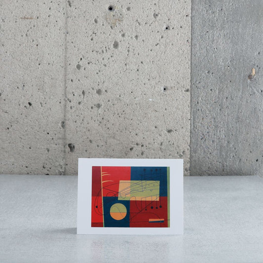 Folded card "My guitar" - Jean-Philippe Dallaire