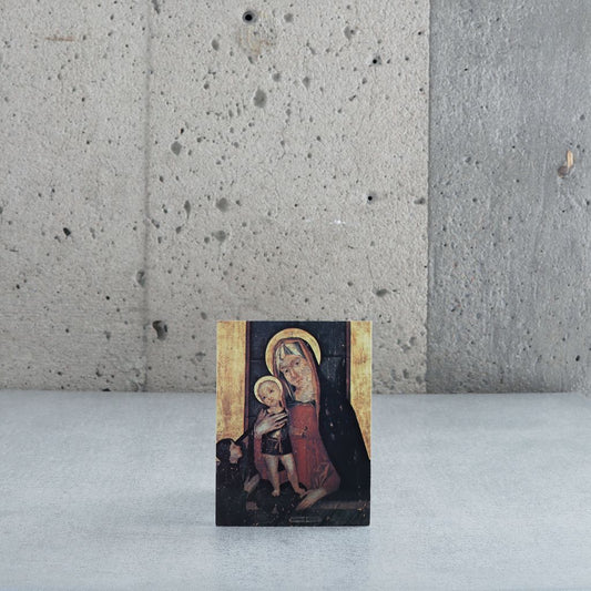 Carte postale " Madone, Enfant et Adorateur " - Jean de Valence