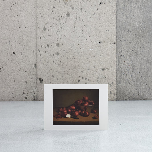 Carte pliée "Oignons, nature morte" - Ozias Leduc