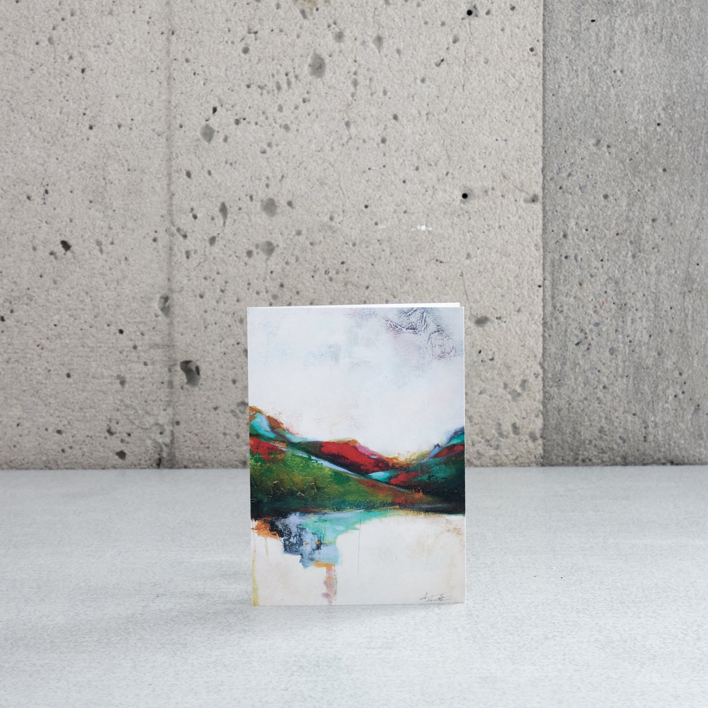 Carte pliée - "Traversée" - Annie Durette