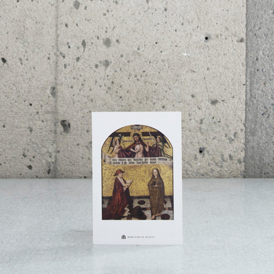 Carte postale "Christ de douleur avec saint Jérôme et sainte Marie-Madeleine" -
