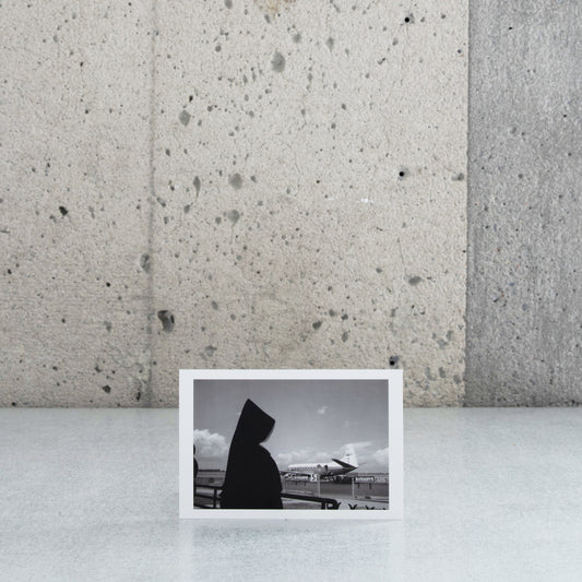 Postcard "Nun at Dorval Airport" - Gabor Szilasi