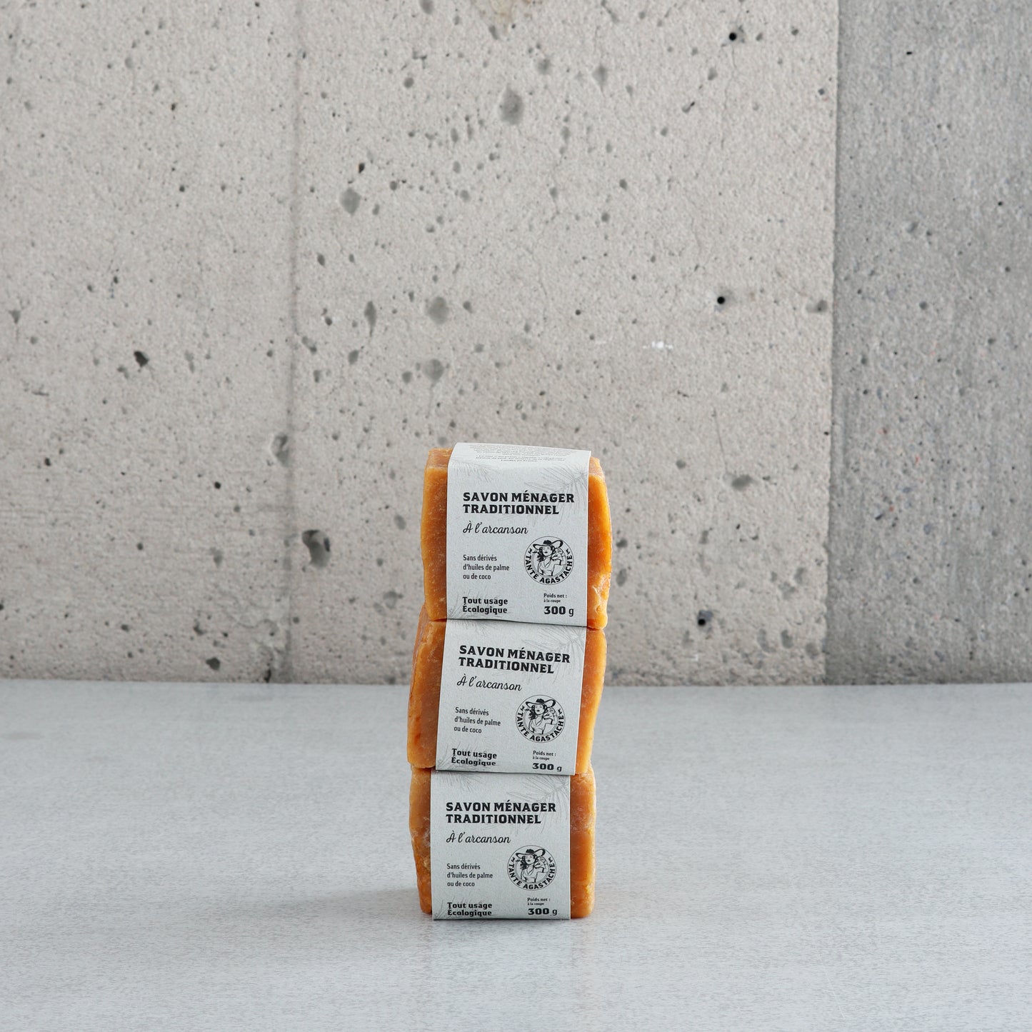Savon ménager traditionnel à l'arcanson - Tante Agastache